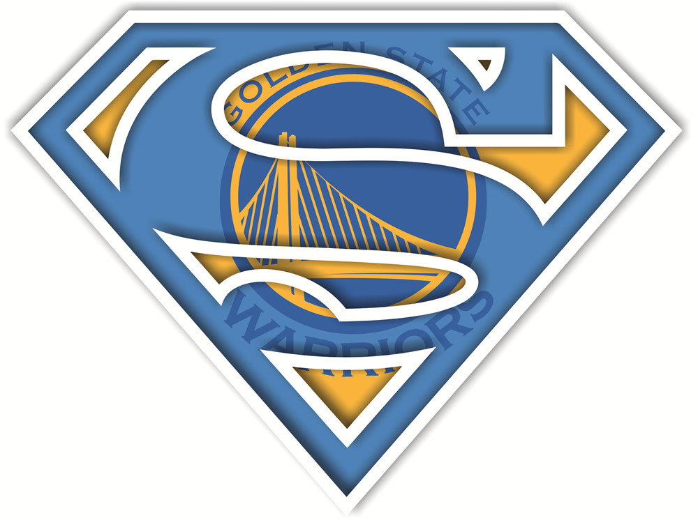 Golden State Warriors superman iron on heat transfer